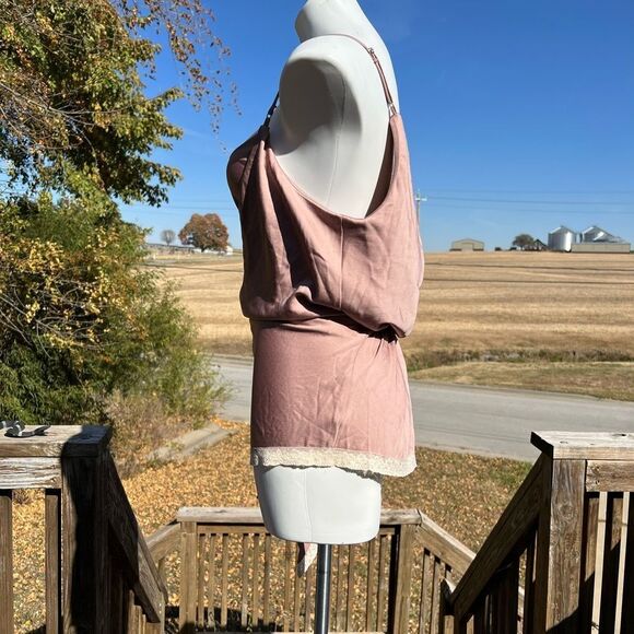 Alexander Wang Silk Top Asymmetrical Hem Top Size 8 - Picture 10 of 16